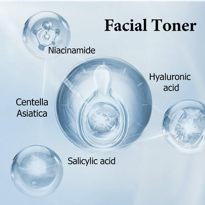 SKINCARE 5-STEP ROUTINE CLEANSER - TONER - SERUM -EYE CREAM
