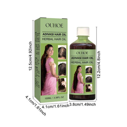 Ohoy Herbal Hair Oil Gently Nourishes The Scalp, Strengthens Hair, Cleanses The Scalp And Softens Hair