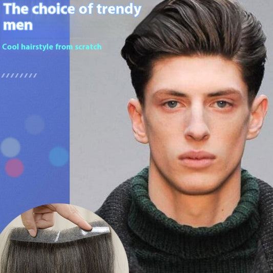 Hairline Wig Stickers Men's Bang Sticker Scalp Invisible Hair Supplementing Piece